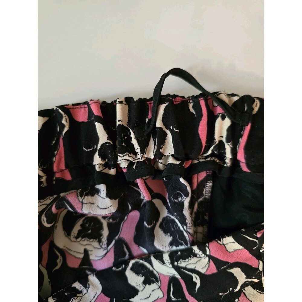GUCCI Silk French Bulldog Pants Women's size EU 38, US MEDIUM, Pink Multicolor - Picture 15 of 16